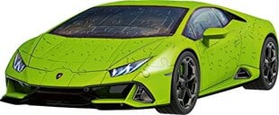 Пазл 3D Vehicles Lamborghini Huracan Evo Verde, 108 дет. цена и информация | Пазлы | pigu.lt