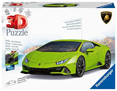 3Dėlionė Ravensburger Lamborghini цена и информация | Dėlionės (puzzle) | pigu.lt