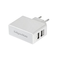 Kroviklis DualUSB 2100mA цена и информация | Адаптеры, USB-разветвители | pigu.lt