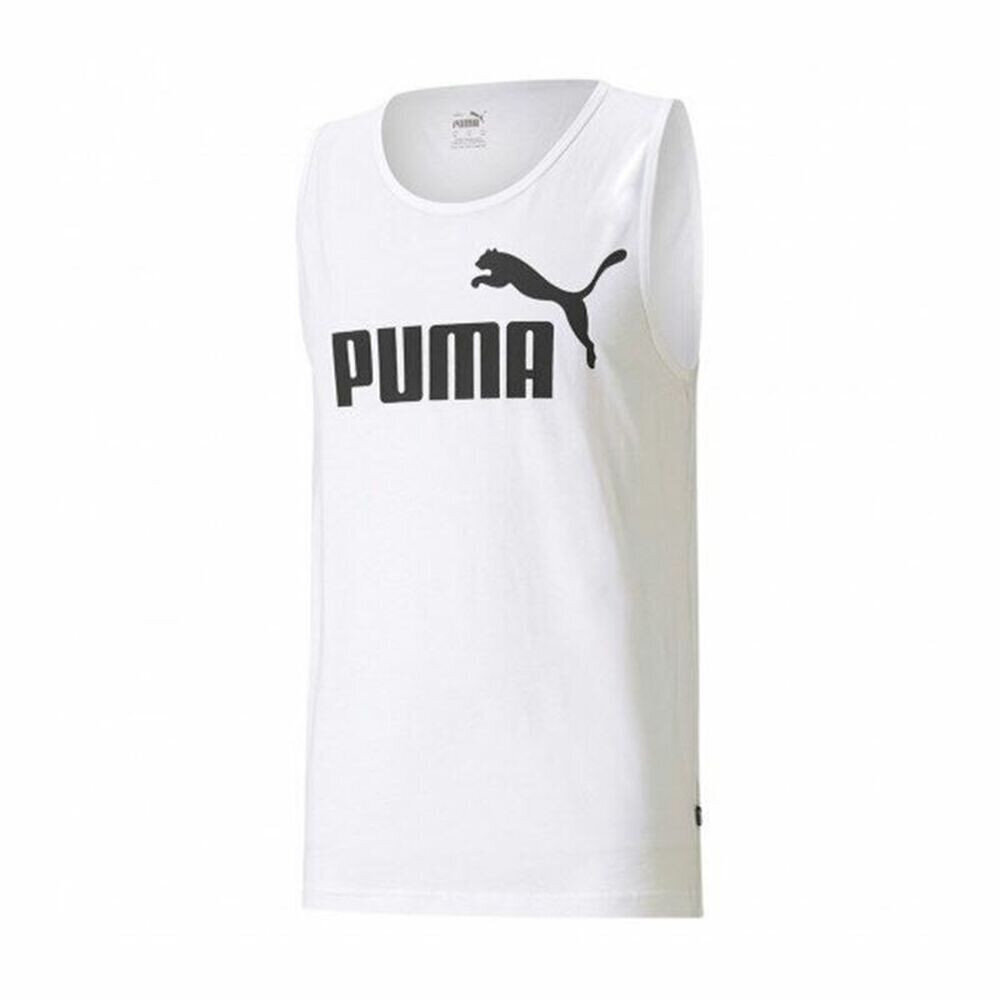 Marškinėliai vyrams Puma Essentials S6441606, balti kaina ir informacija | Sportinė apranga vyrams | pigu.lt