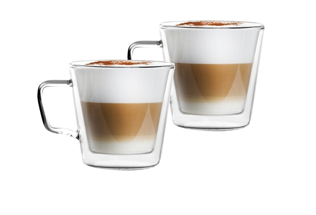 Vialli Design puodelis dvigubo stiklo sienelėmis Diva, 400 ml, 2 vnt. цена и информация | Taurės, puodeliai, ąsočiai | pigu.lt