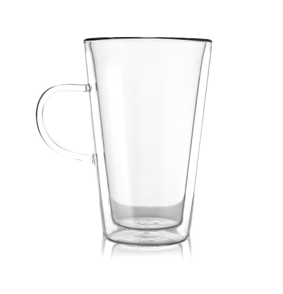 Vialli Design latte puodelis dvigubo stiklo sienelėmis Amo, 320 ml kaina ir informacija | Taurės, puodeliai, ąsočiai | pigu.lt