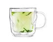 Vialli Design puodelis dvigubo stiklo sienelėmis Geo, 330 ml, 2 vnt. цена и информация | Taurės, puodeliai, ąsočiai | pigu.lt