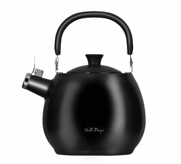 Чайник Vialli Design со свистком Bolla, 2,5 л, матового графитового цвета цена и информация | Чайники, кофейники | pigu.lt