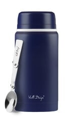 Vialli Design pietų termosas Fuori, 750 ml, tamsiai mėlyna kaina ir informacija | Termosai, termopuodeliai | pigu.lt