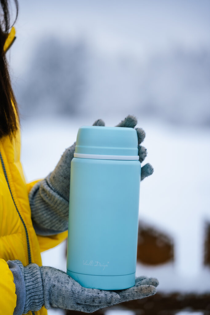 Vialli Design pietų termosas Fuori, 750 ml, mėtų spalvos kaina ir informacija | Termosai, termopuodeliai | pigu.lt