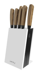 Набор ножей Duka Vialli Design Soho, 5 предметов, белый цена и информация | Ножи и аксессуары для них | pigu.lt