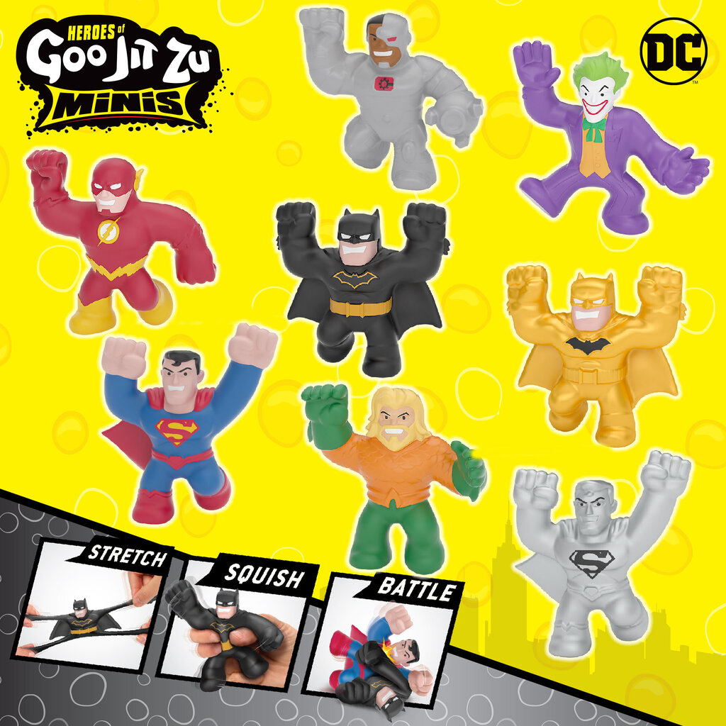 Minifigūrėlių rinkinys Heroes Of Goo Jit Zu DC, 8 vnt. цена и информация | Žaislai berniukams | pigu.lt