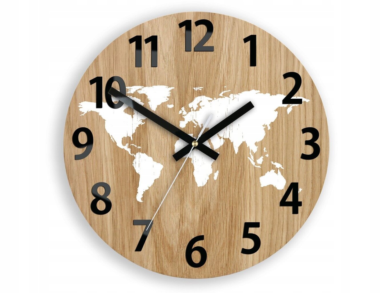 Sieninis laikrodis ,,WORLD" 33,5 cm kaina ir informacija | Laikrodžiai | pigu.lt