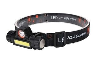 Galvos žibintuvėlis USB LED kaina ir informacija | Žibintuvėliai, prožektoriai | pigu.lt