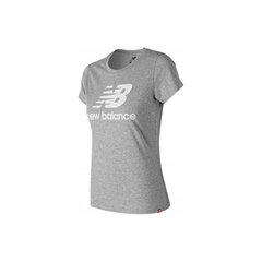 Marškinėliai moterims New Balance WT91546 S2019800, pilki kaina ir informacija | Sportinė apranga moterims | pigu.lt