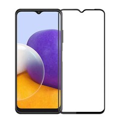 Apsauginis stiklas Hard Full Glue 5D skirtas Samsung Galaxy A22 5G kaina ir informacija | Apsauginės plėvelės telefonams | pigu.lt