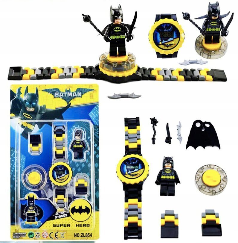 Skaitmeninis besisukantis laikrodis Batman kaina ir informacija | Lavinamieji žaislai | pigu.lt