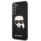 Dėklas telefonui Original KARL LAGERFELD Saffiano Ikonik skirtas Samsung Galaxy S22 Plus, juodas kaina ir informacija | Telefono dėklai | pigu.lt