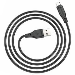 Кабель Acefast C3-09 - USB и MicroUSB - 2,4 А, 1,2 метра, черный цена и информация | Кабели для телефонов | pigu.lt