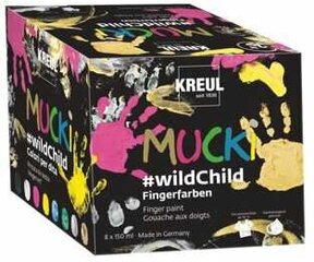 Dažų rinkinys piešimui rankomis Kreul Mucki Premium-Set #wildChild 2300 kaina ir informacija | Piešimo, tapybos, lipdymo reikmenys | pigu.lt