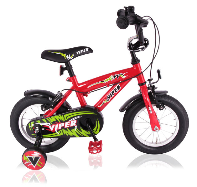 Vaikiškas dviratis Viper Superior Power, 14”, raudonas kaina | pigu.lt