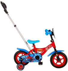 Велосипед для мальчика Volare Spider-Man 10'' 20 см, красный/синий цена и информация | Велосипеды | pigu.lt