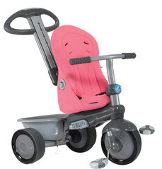 Daugiafunkcinis stumiamas triratukas smarTrike Recliner Junior, rožinė цена и информация | Трехколесные велосипеды | pigu.lt