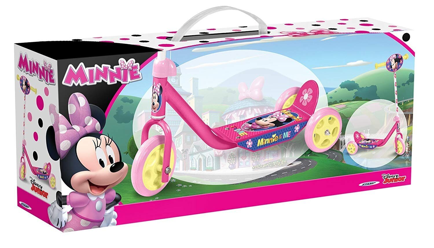 Vaikiškas paspirtukas Disney Minnie Mouse 3-wiel, rožinis kaina ir informacija | Paspirtukai | pigu.lt