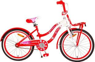 Vaikiškas dviratis Volare Lovely, 20”, raudonas/baltas цена и информация | Велосипеды | pigu.lt