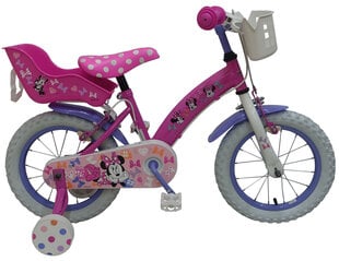 Vaikiškas dviratis Volare Minnie Cutest Ever, 14”, rožinis kaina ir informacija | Dviračiai | pigu.lt