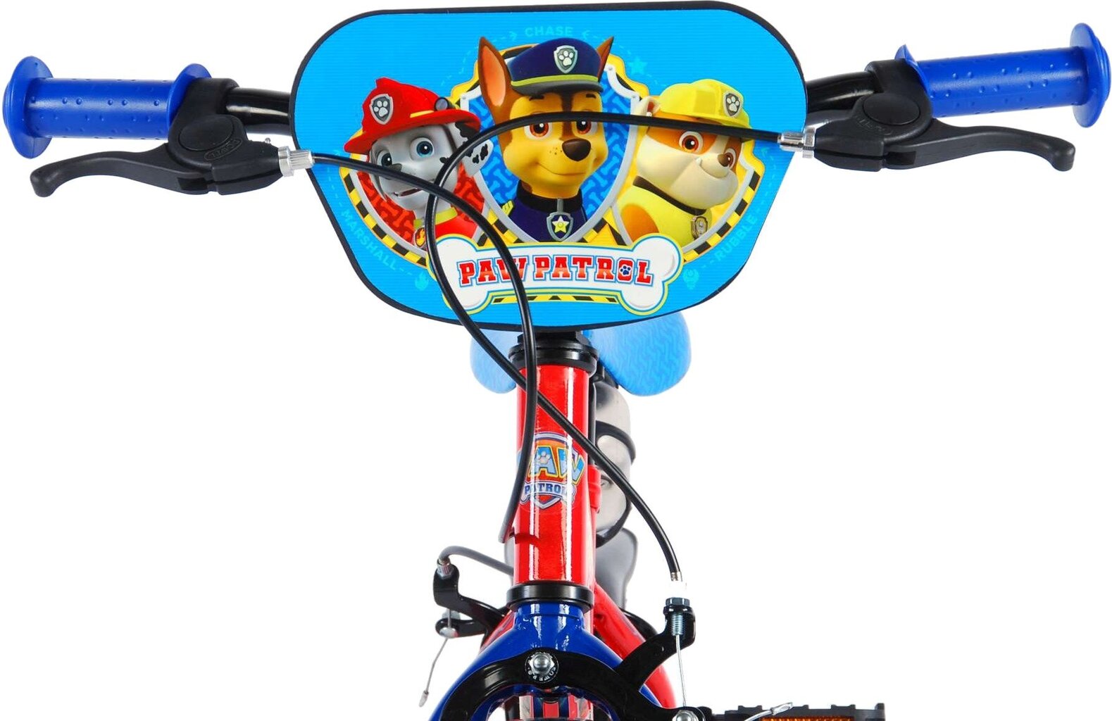 Dviratis berniukui Volare Paw Patrol 12'' 21.5, raudonas kaina ir informacija | Dviračiai | pigu.lt