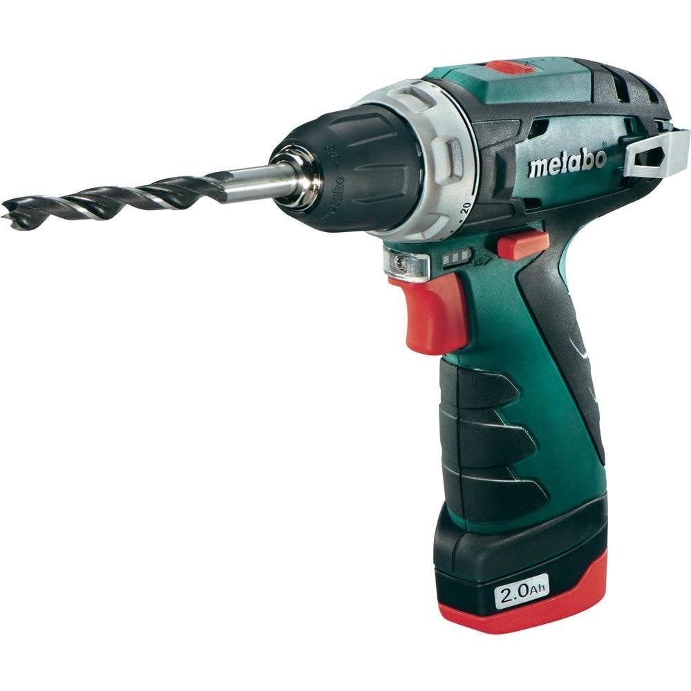 AKUMULIATORINIS SUKTUVAS/GRĘŽTUVAS METABO POWERMAXX BS 10,8V 2,0AH цена и информация | Suktuvai, gręžtuvai | pigu.lt