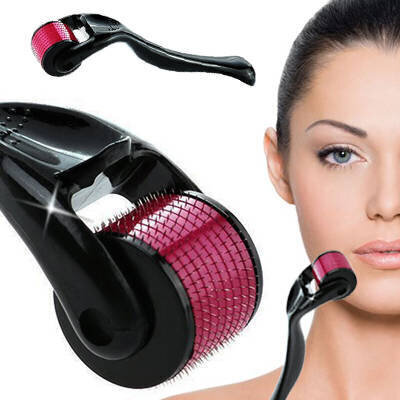 Derma Roller - игольчатый ролик для лица, тела и волос 0.5mm цена | pigu.lt