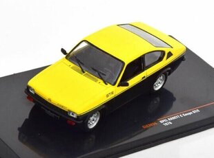 Opel Kadett C Coupe GT/E 1976 Yellow/Black 1:43 IXO CLC383N цена и информация | Коллекционные модели автомобилей | pigu.lt