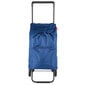 Pirkinių vežimėlis, mėlynas цена и информация | Pirkinių krepšiai | pigu.lt