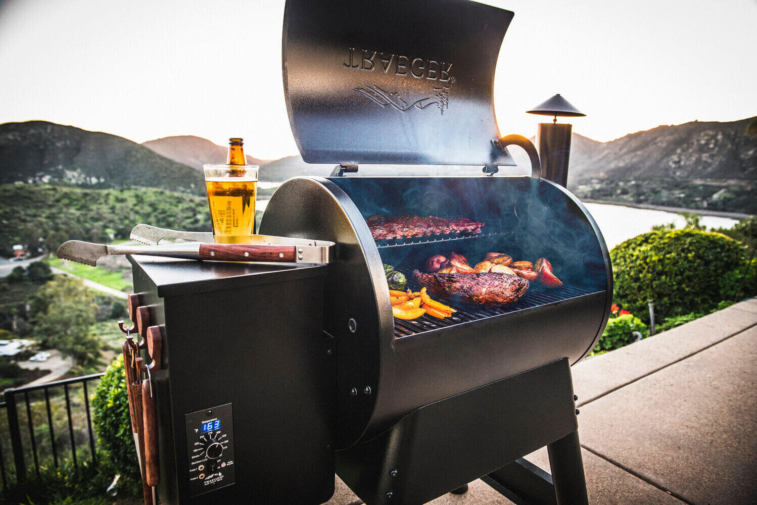 Granulinis grilis Traeger PRO 22 Blue (Gen 1) цена и информация | Kepsninės, griliai | pigu.lt