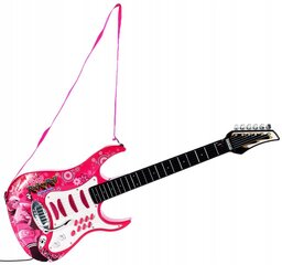 Gitara su MalPlay 107282 stiprintuvu ir mikrofonu (rožinė) цена и информация | Развивающие игрушки | pigu.lt