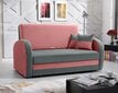 Miegamasis fotelis LOLA II, rožinė/pilka цена и информация | Svetainės foteliai | pigu.lt