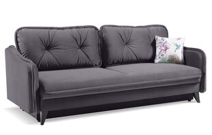 Trivietė sofa - lova Marta, pilka kaina ir informacija | Sofos | pigu.lt