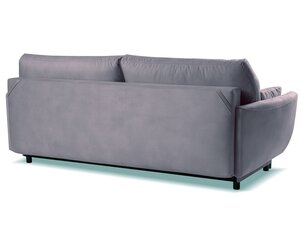 Trivietė sofa - lova Lango, pilka kaina ir informacija | Sofos | pigu.lt