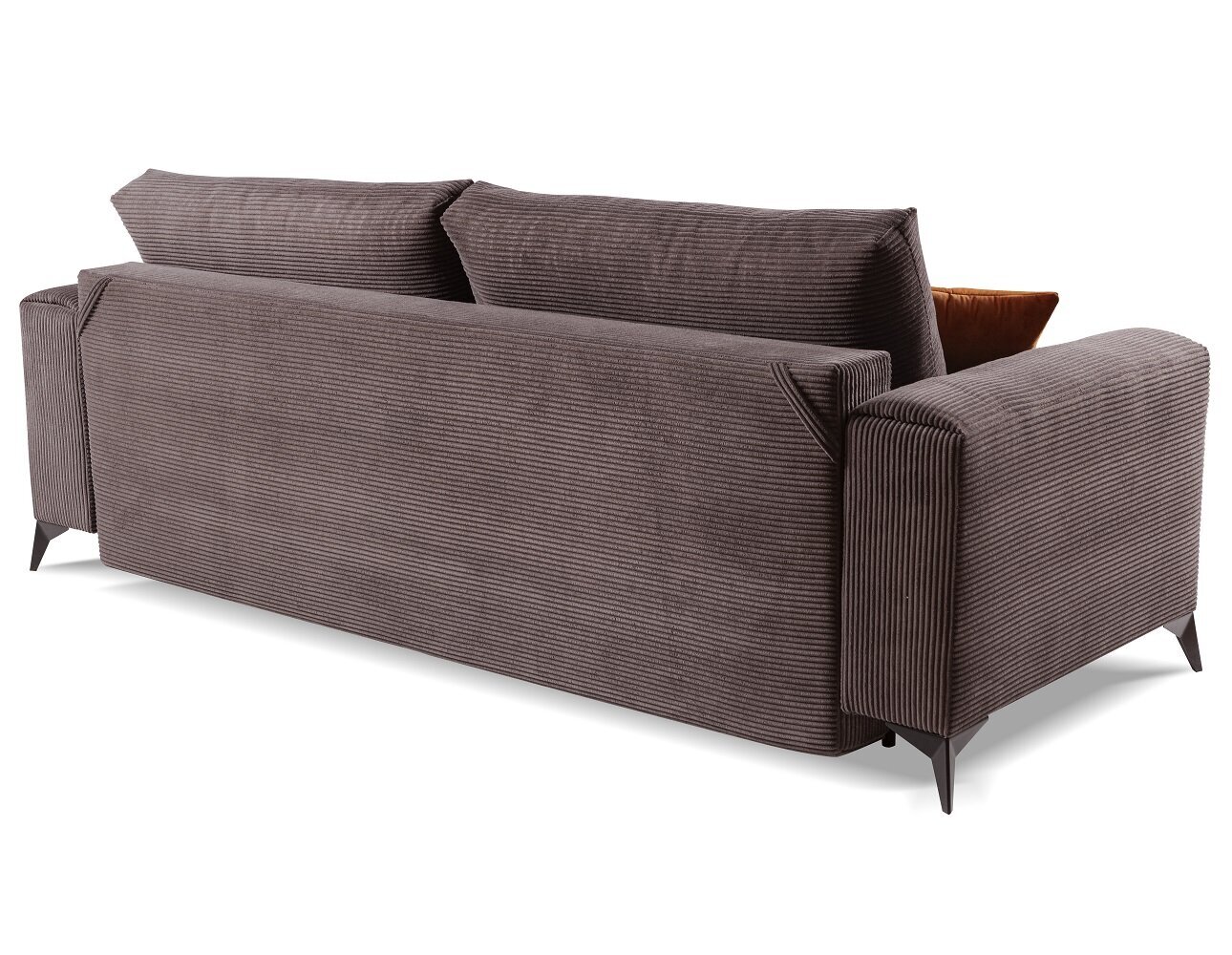 Trivietė sofa - lova Nora, ruda цена и информация | Sofos | pigu.lt