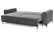 Trivietė sofa - lova Nora, pilka kaina ir informacija | Sofos | pigu.lt