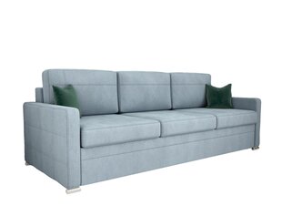 Trivietė sofa - lova AVANT DL, melsva цена и информация | Диваны | pigu.lt