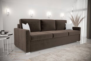 Trivietė sofa - lova AVANT DL, ruda цена и информация | Диваны | pigu.lt