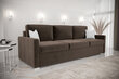 Trivietė sofa - lova AVANT DL, ruda kaina ir informacija | Sofos | pigu.lt