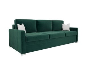 Trivietė sofa - lova AVANT DL, žalia цена и информация | Диваны | pigu.lt