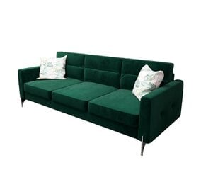 Trivietė sofa - lova ARTIS DL, žalia цена и информация | Диваны | pigu.lt