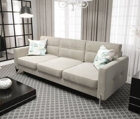 Trivietė sofa - lova ARTIS DL, smėlio kaina ir informacija | Sofos | pigu.lt