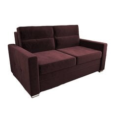 Dvivietė sofa - lova ARTIS, bordo цена и информация | Кресла в гостиную | pigu.lt