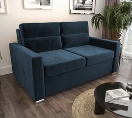 Dvivietė sofa - lova ARTIS, mėlyna цена и информация | Кресла в гостиную | pigu.lt