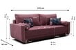 Trivietė sofa - lova PARMA DL, geltona kaina ir informacija | Sofos | pigu.lt