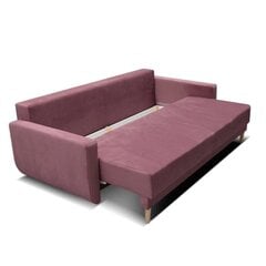 Trivietė sofa - lova PARMA DL, žalia цена и информация | Диваны | pigu.lt