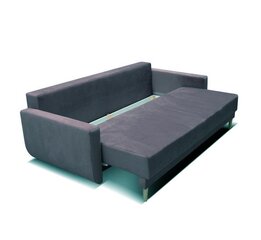 Trivietė sofa - lova PARMA DL, pilka цена и информация | Диваны | pigu.lt