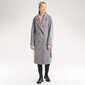 Vilnonis paltas, pilkas цена и информация | Paltai moterims | pigu.lt